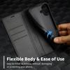 Чехол A52S A51 из углеродного волокна с магнитной крышкой-книжкой для Samsung Galaxy A52s 5G A51 A515F A71 A72 A12 A32 A22 Кошелек из мягкой кожи Funda