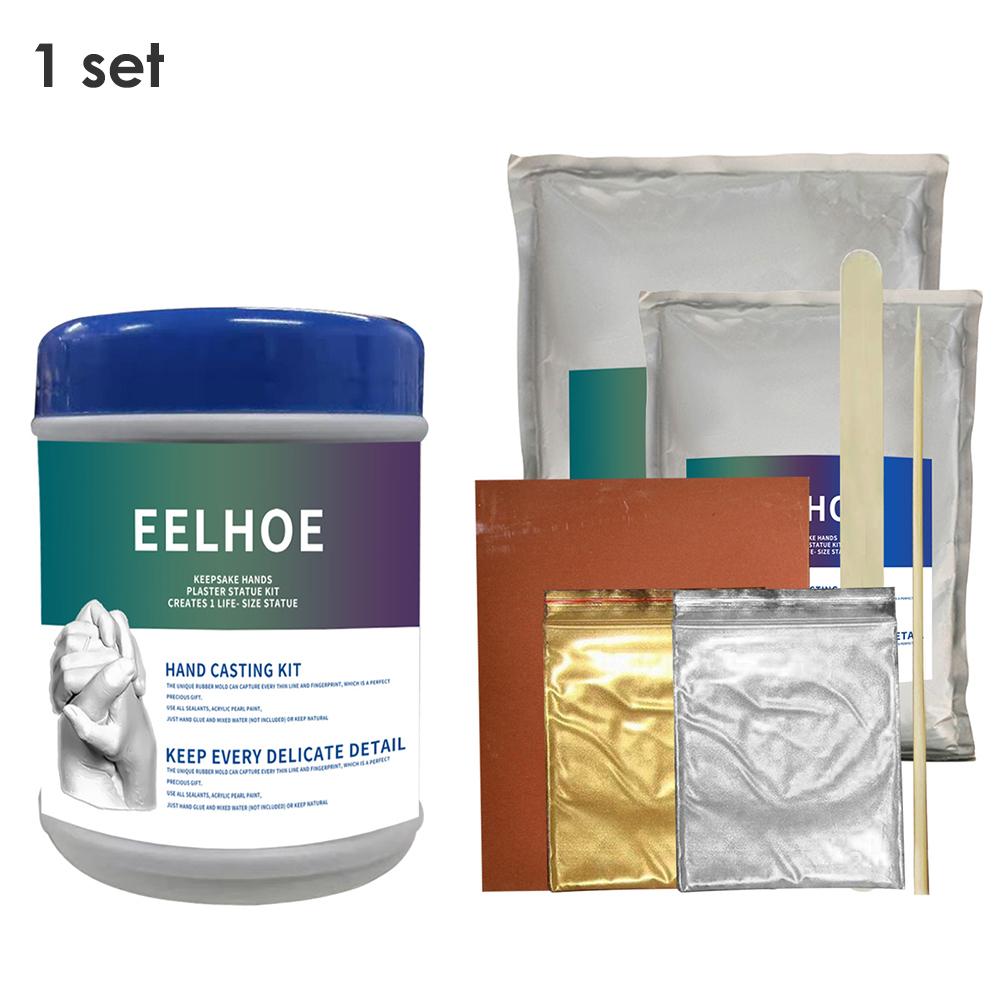 DIY Baby Souvenir Plaster Mould 3D Hand And Footprint Mold Couple Hand Cast Hand Cast Hand Hold Statue Wedding Home Decoration