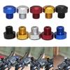 2Pcs Anti-Rust Motorcycle CNC Aluminum M10 Rear View Mirror Hole Plugs Screws Rearview Mirror Holder Motorcycle Accessories