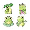 Adorable Cartoon Frog Musical Themed Cute Alloy Brooch Pin For Unisex Accessories