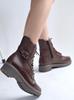 Shoetopia Женские короткие ботильоны на массивном каблуке с нескользящей подошвой, удобные модные ботильоны на щиколотку | Мягкая амортизирующая подошва | Для повседневной носки, вечеринок и зимы