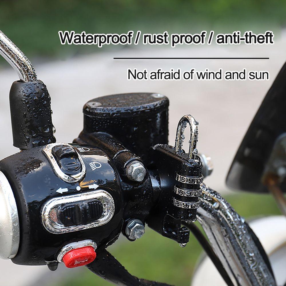 Fixed Helmet Password Lock E-Bike Motorcycle Scooter Cycling Supplies Electric Bicycle Security