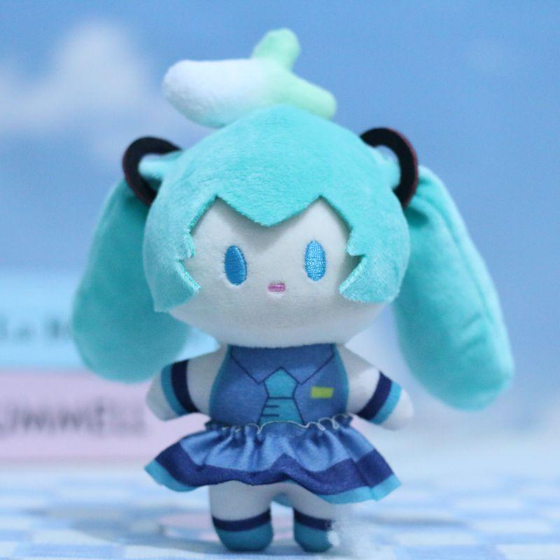 Cute Anime Girls Plush Keychains Kawaii Backpack Bag Hanging Doll Pendant Gift