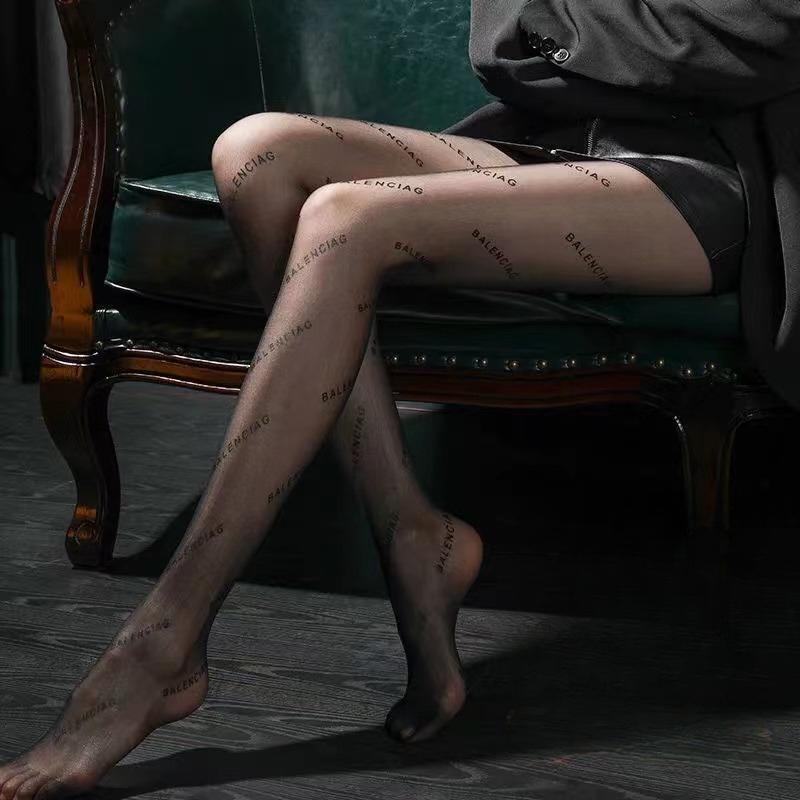 Новые сексуальные чулки в сеточку для женщин, колготки с бантом, цветочные леопардовые, лунные, черно-белые, цветные леггинсы, длинные носки