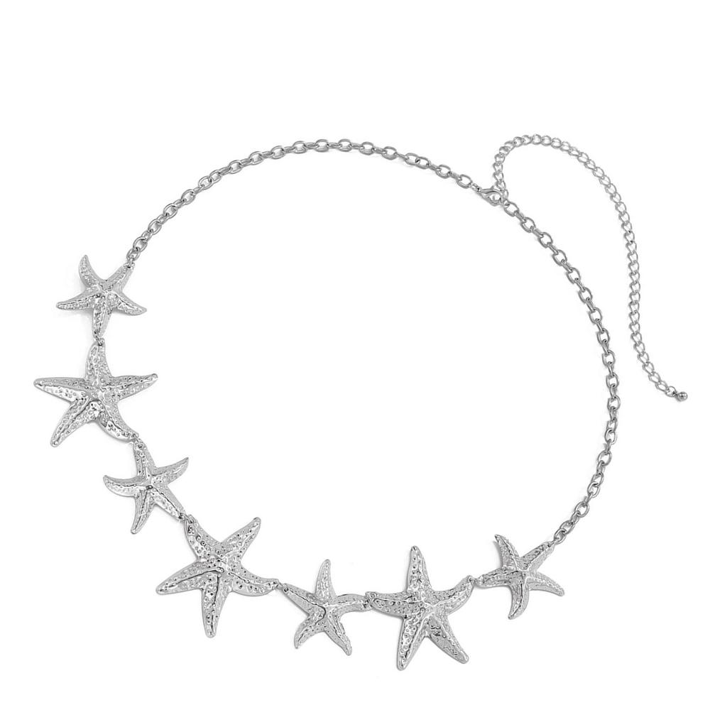 Starfish Pattern Waist Chain Beach Vacation Styles Body Chain Fashion Beachwear for Women and Beach Lover
