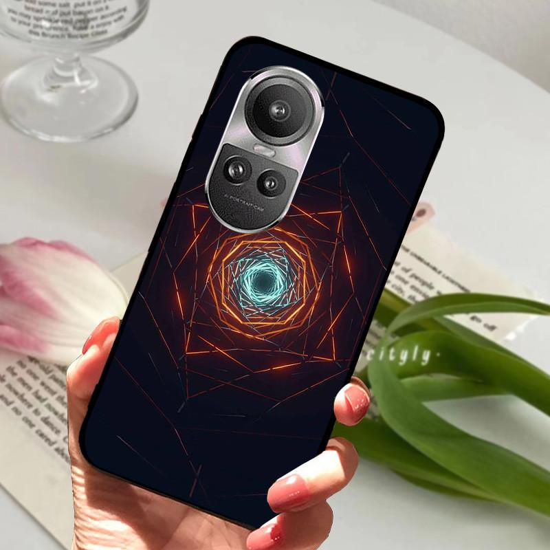 Чехол для Oppo Reno 10 5G CPH2531 Reno10 Ударопрочный Мягкий ТПУ Силиконовый Чехол для Телефона Для Oppo Reno 10 Pro 5G CPH2525 Funda Мультяшный