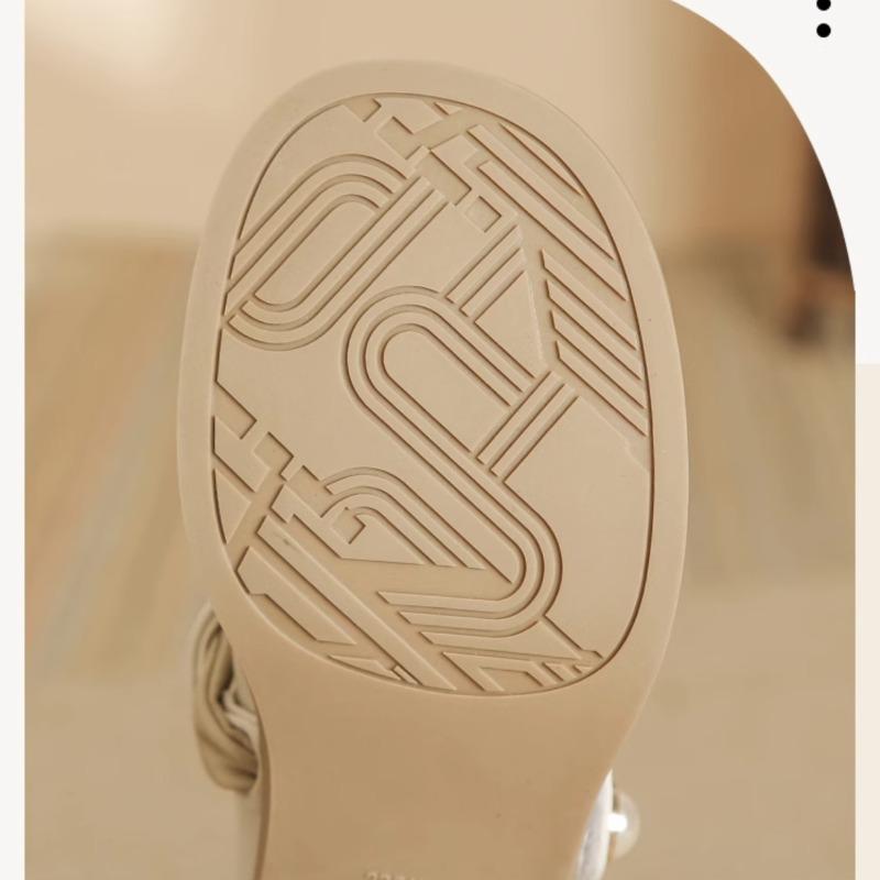 Французские женские туфли Marie Jane, осенние туфли телесного цвета на толстом каблуке и высоком каблуке.