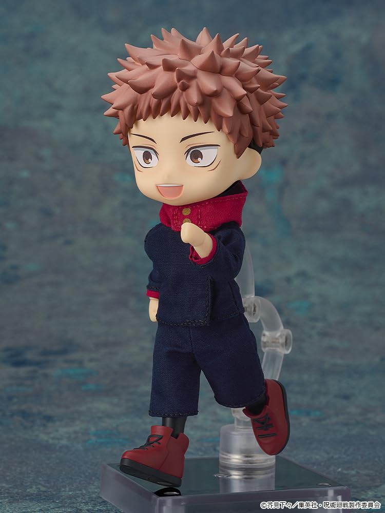 Good Smile Company Nendoroid Doll Jujutsu Kaisen Yuji Itadori Fabric Magnet Plastic Painted Movable Figure Non-scale & &