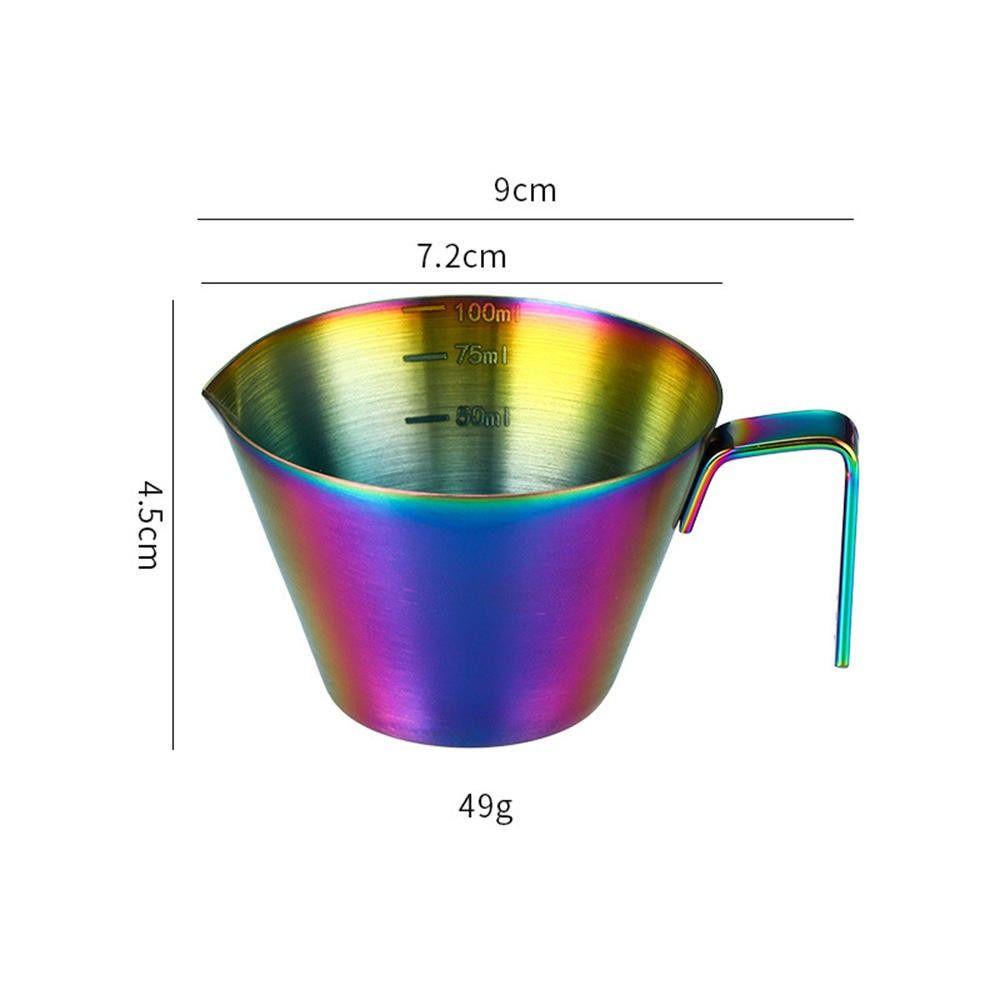 Kitchen Tool Espresso Shot Cup 304 Stainless Steel Measure Mug Durable Coffee Measuring Cup