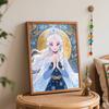 Disney Цифровой набор для рисования маслом «Ледяная королева» ручной работы DIY для домашнего декора