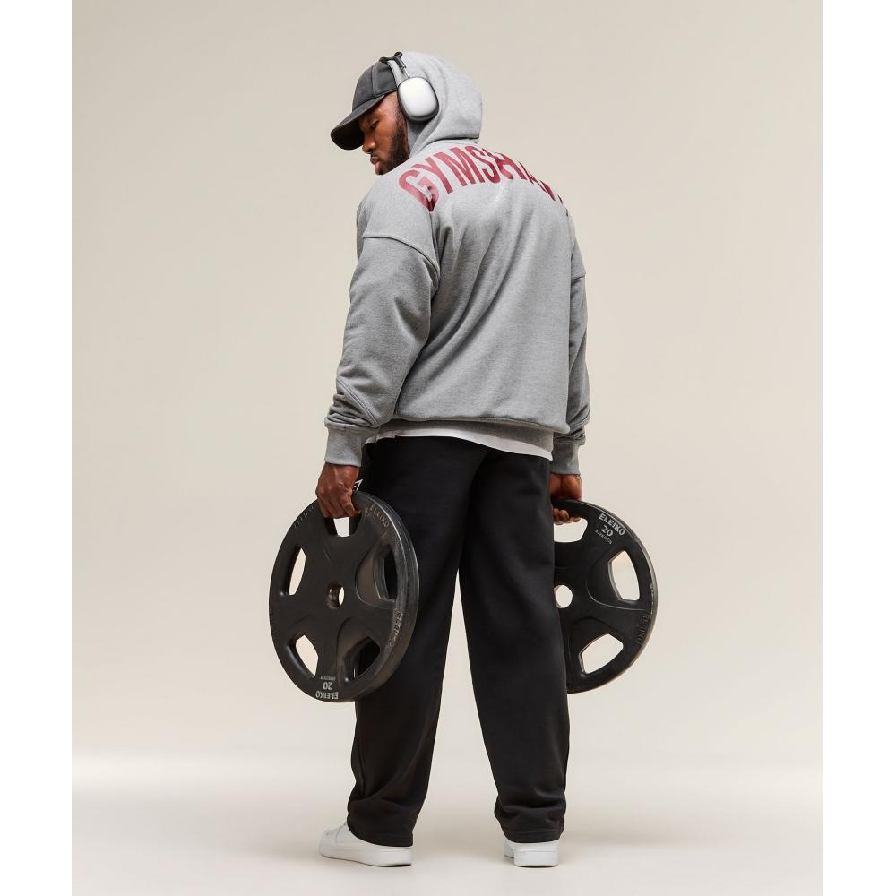 Gymshark Толстовка Power Hoodie Charcoal Core Marl A2c9h Gbbb