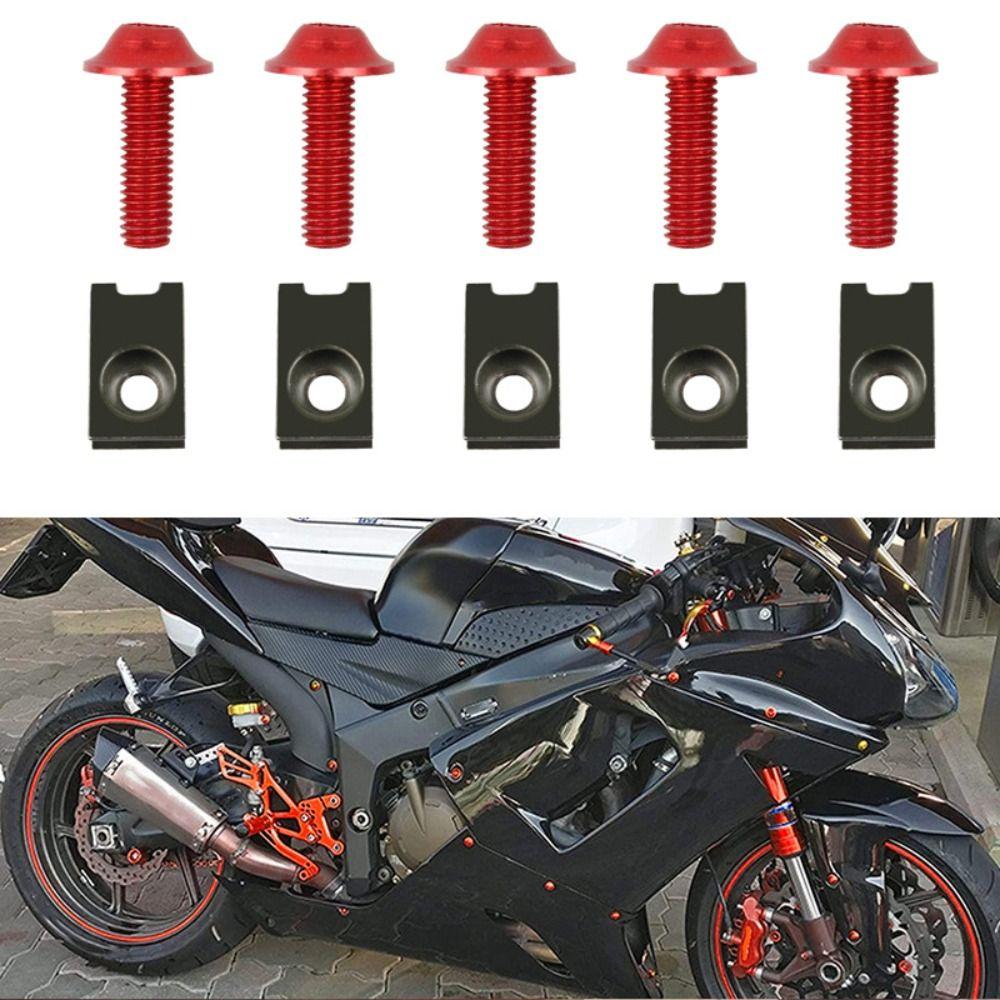 Kit Motobike Accessories Spire Speed Motorcycle Fairing Bolts Fastener Clips M5 Screws & Nuts