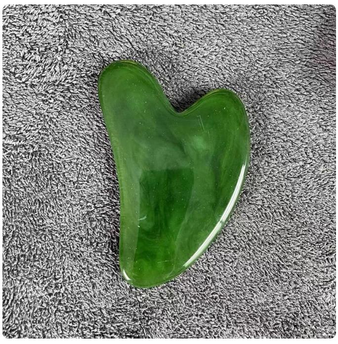 Спа-массаж в форме сердца, скребок с пчелиным воском, массажный скребок, массажер для лица, акупунктура, доска Гуаша, массажер для лица, подтягивающая кожу