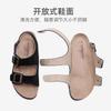 Fashion Women's Roman Sandals Summer Men's and Women's Flat Bottomed Retro Fashionable Casual Cork Slippers