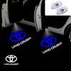 2 шт. Для Land Cruiser 2007-2022 Автомобильная дверь Свет приветствия, Проекционный свет, Свет под ноги, Предупреждающий свет, Декоративный свет
