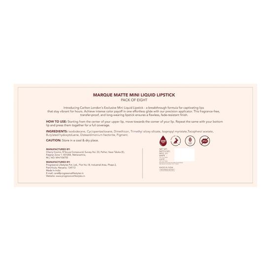 Carlton London Cheeky Pout Pack 8 Hearttrobe CLGCYT8_1.7ml(Each)