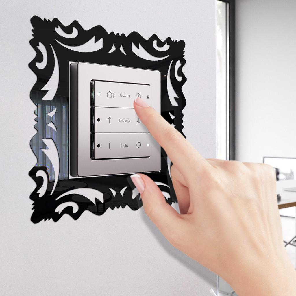 Sticker Home Decor Wall Mirror Photo Frames For Shop