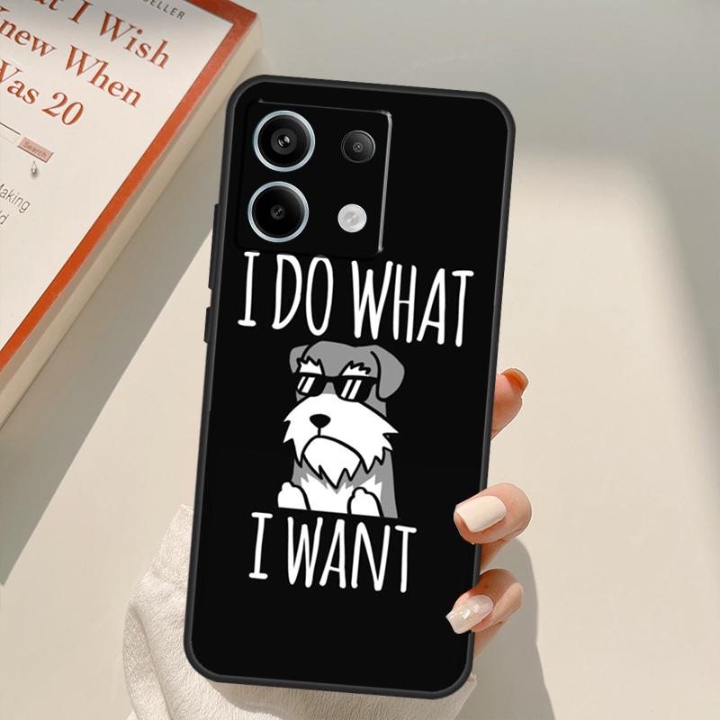 Щенок Шнауцера Арт Чехол Для Xiaomi Redmi Note 13 10 11 12 14 15 Pro Plus Чехол Для Redmi 15 15C 13C 12C 10C 14C