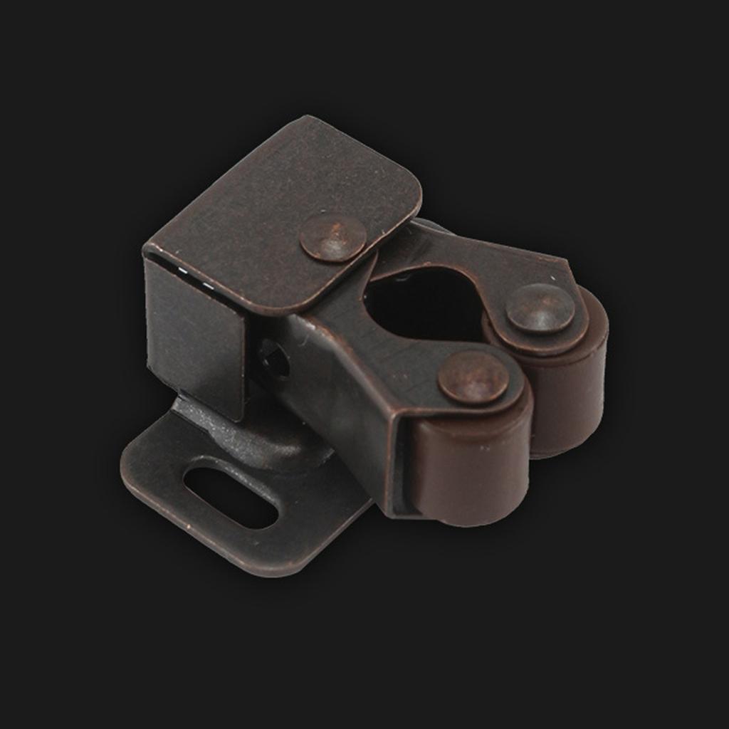 Набор из 10 двойных роликовых защелок для шкафчиков, дверей кладовых, дверей домашней мебели. Двойные роликовые защелки.