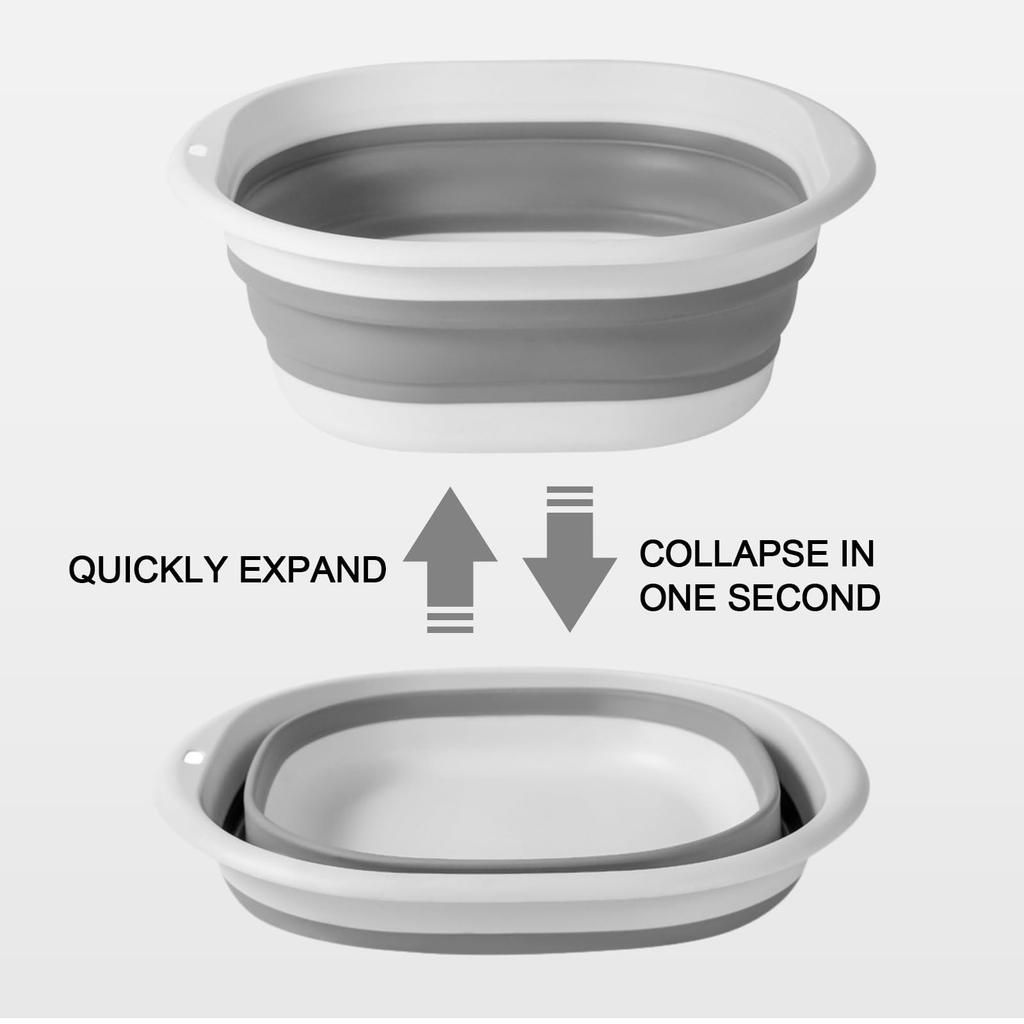 Складная ванна таз стирки складные корзины для белья складная пластиковая таз для стирки экономия места контейнер для хранения для мытья посуды