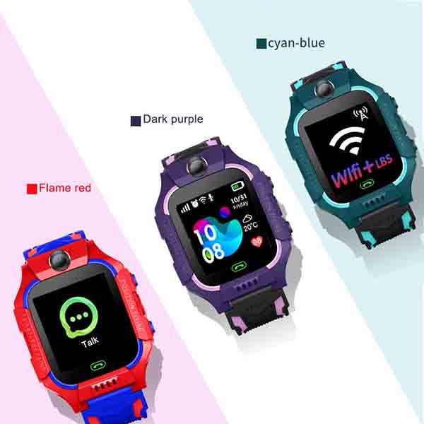 Детские умные часы AISHI Q19 LBS Position Location SOS Camera Phone Smart Baby Watch Голосовой чат Smartwatch Mobile Watch