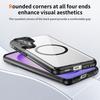 Магнитные прозрачные гибридные противоударные чехлы для Samsung S26 S25 S24 Plus Ultra Для Magsafe Металлическое кольцо для камеры Противоударный бампер