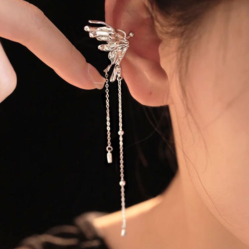 Бабочка Лю Суу Не-Ухо Патрум Женские Ушные Цикозные Температурные Серьги