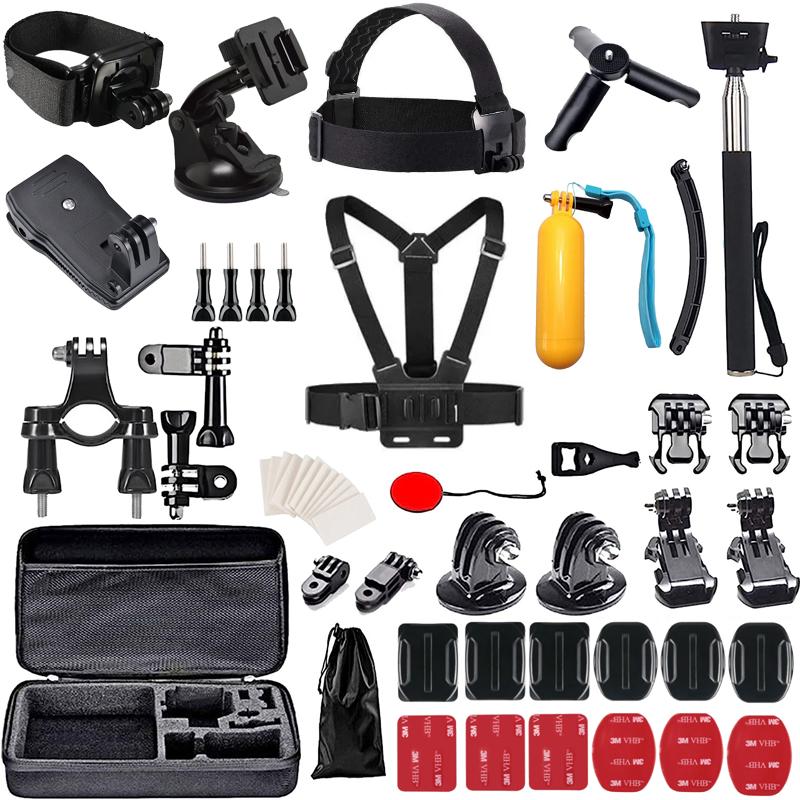 60-in-1 Action Camera Accessories Kit For GoPro Hero 12 11 10 9 8 7 6 5 4 Insta360 X2 X3 DJI Osmo Action 1 2 3 4 Action Cameras