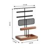 Jewelry Display Stand Tabletop Holder with Tray Modern for Bedroom
