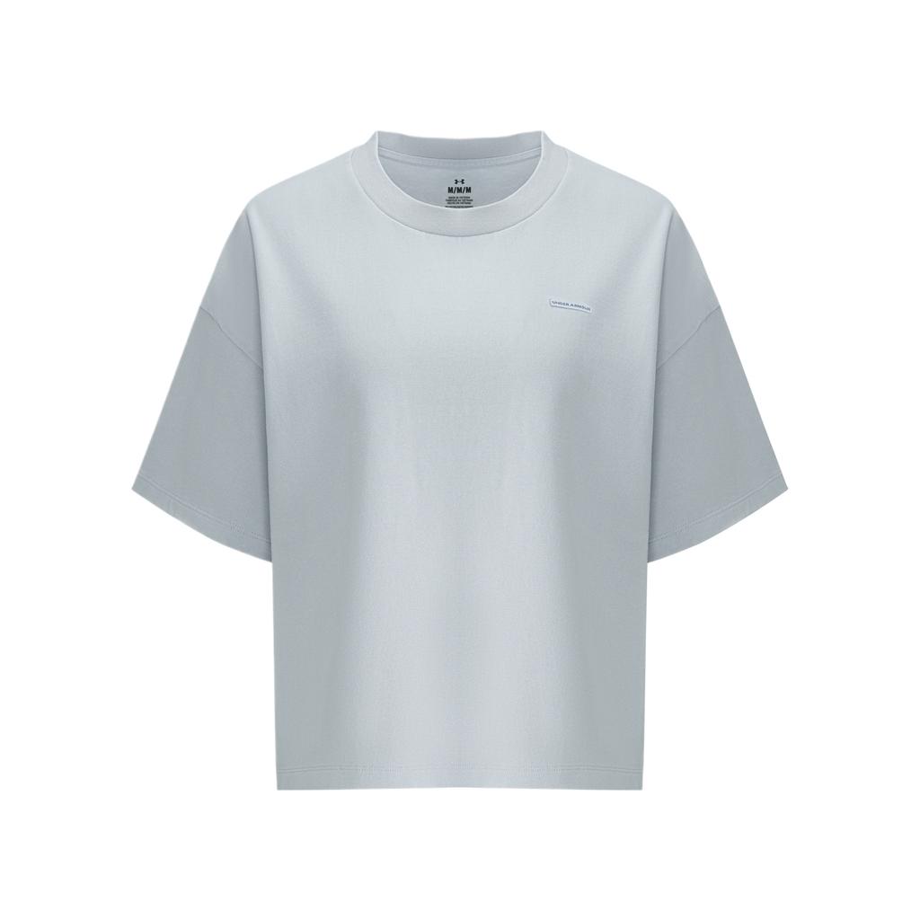 Under Armour Женская однотонная футболка с коротким рукавом и круглым вырезом Топы 6020001-011