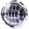 7 Inch Headlight, LED Headlight, Harley LED Headlight, High Brightness, Waterproof, 90 W, 4