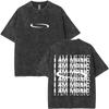 Vintage Washed Playboi Carti I AM MUSIC  Album Merch Tshirt Men Women Hip Hop Fashion Oversized Tshirts Opium Rap T Shirts