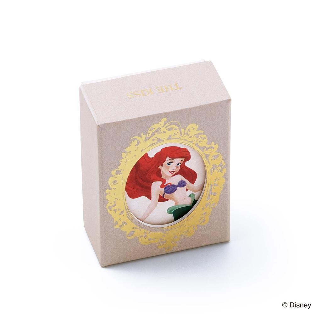 THE KISS 7 Little Mermaid Disney Princess BOX с сообщением Ariel Ring Simple [The Kiss] [Disney Collection] DI-SR1212CZ Нет. [Оригинальная открытка] Женщины