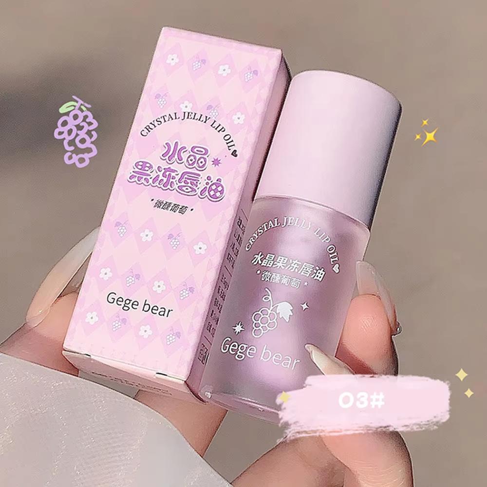 Gege Bear Crystal Jelly Fruit Lip Oil Peach Vinage Avacado Увлажняющий Питательный И Осветляющий Линия для Губ