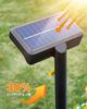 LIFENGSOLER 92 LED Outdoor Solar Sensor Light, Motion Sensor, Clip-on, Vertical or Horizontal Installation, USB Rechargeable, IP65 Waterproof, 600