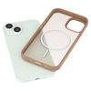 For iPhone 14 Plus Magnetic Case Skin Touch TPU+PC Phone Back Cover