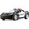 Масштаб 1/36 Corvette Grand Sport C7, модель полицейской машины, литая под давлением коллекция игрушек