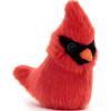 Jellycat Коллекция птиц Североамериканский красный кардинал Красноголовый епископ Птица Куклы Плюшевая кукла Высота 10,1 см