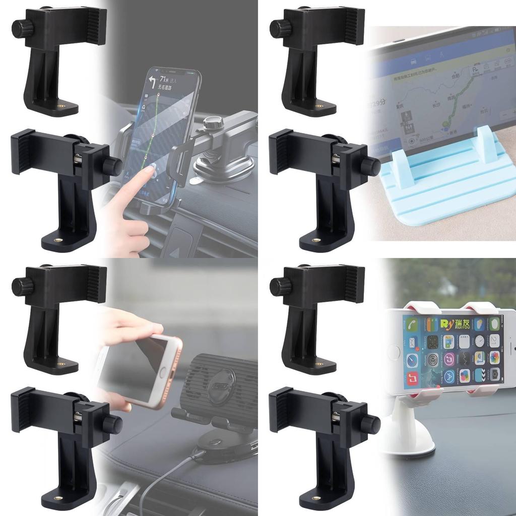 Универсальный держатель для смартфона с клипсой для штативов из прочного АБС-материала, идеально подходящий для прямых трансляций