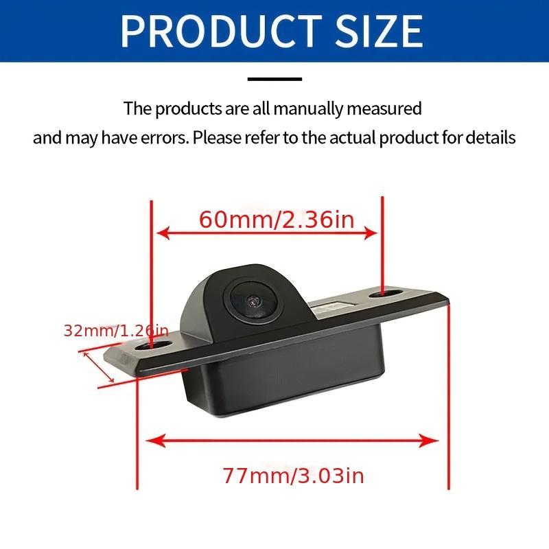 Special License Plate Light Reverse Camera with Clear Visibility, Design,Fit for VW/Skoda, Vehicle Security Camera