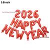 Фольгированные шары "С Новым 2026 годом" - 32/16 дюймов, Декор для вечеринки
