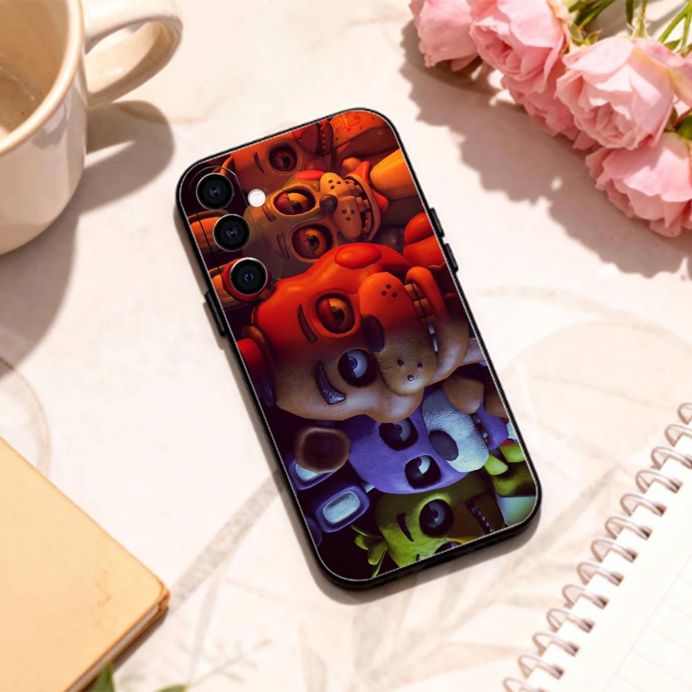 Чехол для телефона Five N-Nights At F-Freddys Fnaf для Samsung Galaxy A73, A72, A71, A70, A53, A52, A51, Другие Мягкий Черный Корпус