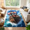 One Piece Adventure Journey Non-Slip Home Carpet Design for Office Decor Living Room Gift