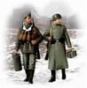 Master Box German Cold Weather Clothing Infantrymen Food Carrying Scene 2 Figures Plastic Model MB35053 1/35