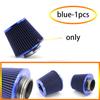 76mm Universal Car Racing Cold Air Intake System Turbo Induction Pipe Tube Kit Cone High Flow Performace Air Filter Inlet