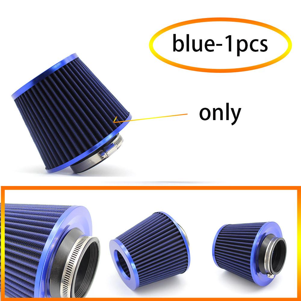76mm Universal Car Racing Cold Air Intake System Turbo Induction Pipe Tube Kit Cone High Flow Performace Air Filter Inlet