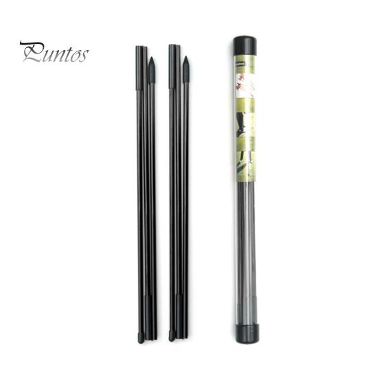 Golf Alignment Stick 2Pcs Rod 3 Section Collapsible Aiming Swing Putting Training Tool Aid Direction Indicator Fiberglass Accessories Portable