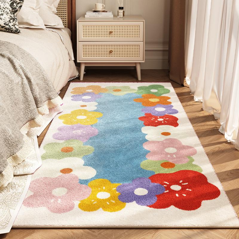 Прикроватный ковер для спальни Милый мультяшный длинный ковер Коврик для пола в комнату Коврик для эркерного окна