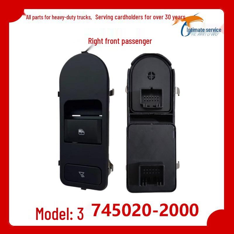 J7 Glass Lifter Switch Assembly: Left & Right Car Door Electric Button, Original Car Parts