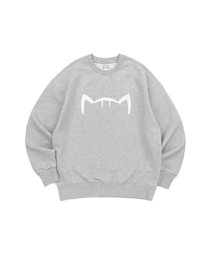 Фирменный логотип-котик KIKIMIMI Mtm (меланж)
